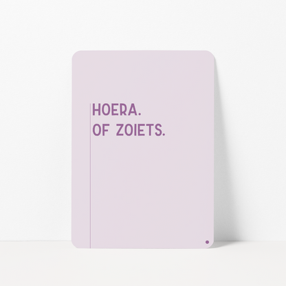 Verjaardagskaart met de tekst &