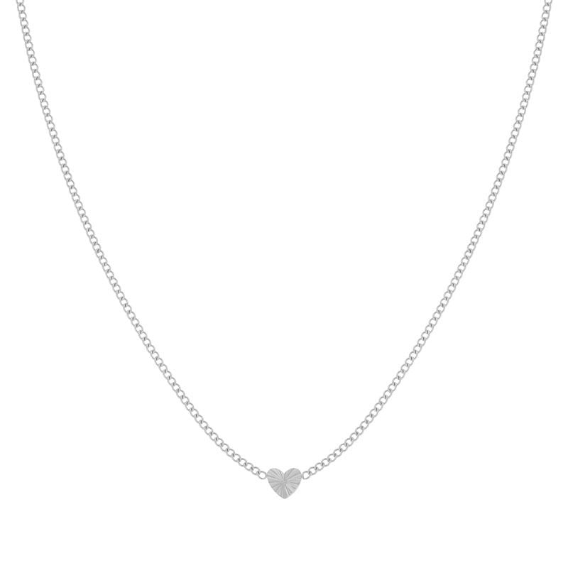 ketting-zilver-hartje-korting