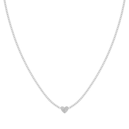 ketting-zilver-hartje-korting