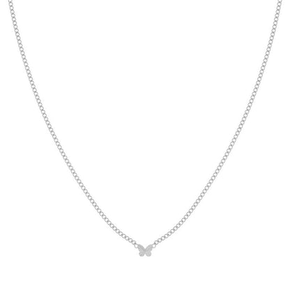 ketting-zilver-vlinder-korting-uitverkoop