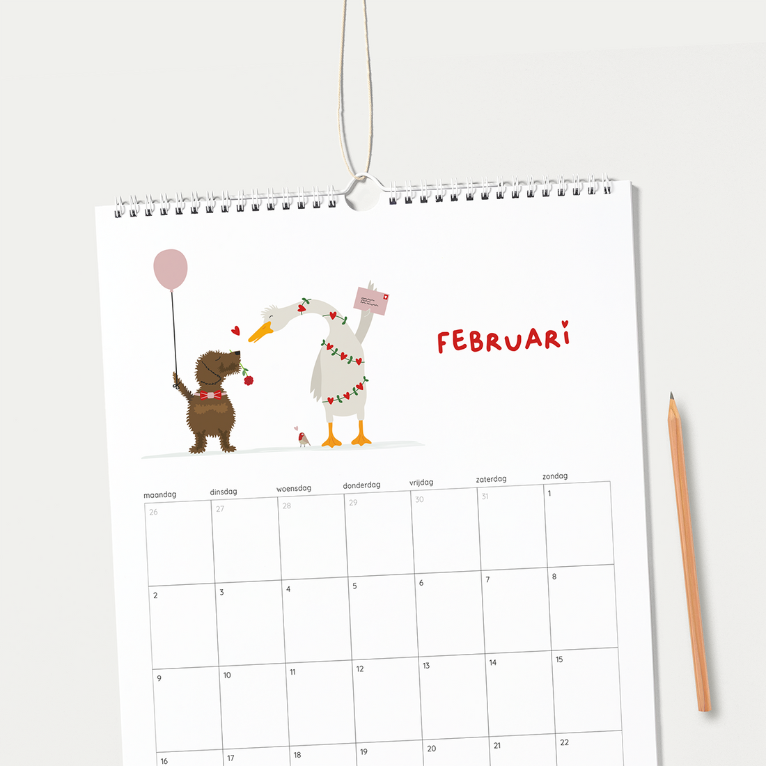maandplanner-2026-A3-maandkalender-teckel-liefde