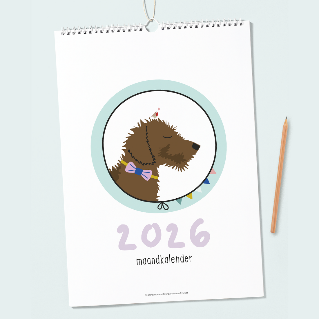 maandplanner-2026-teckel-planner-a3
