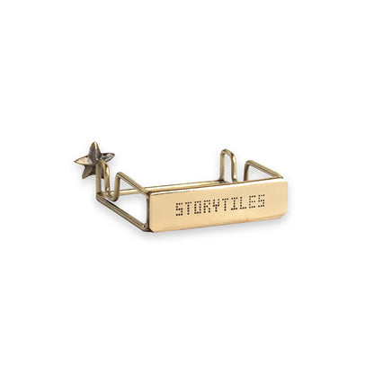 Storytiles holder, gold-colored - star