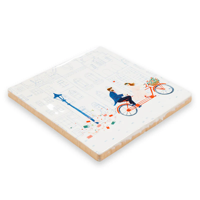 storytiles-tegel-getrouwd-bruiloft-liefde-fiets