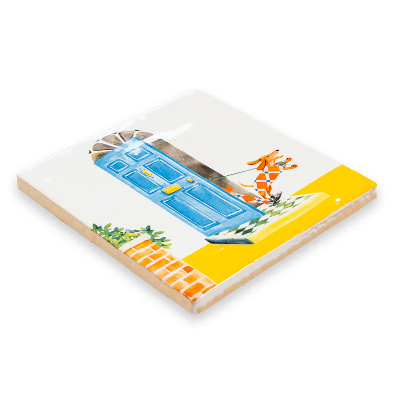 storytiles-tegel-teckel-hond-naar-buiten