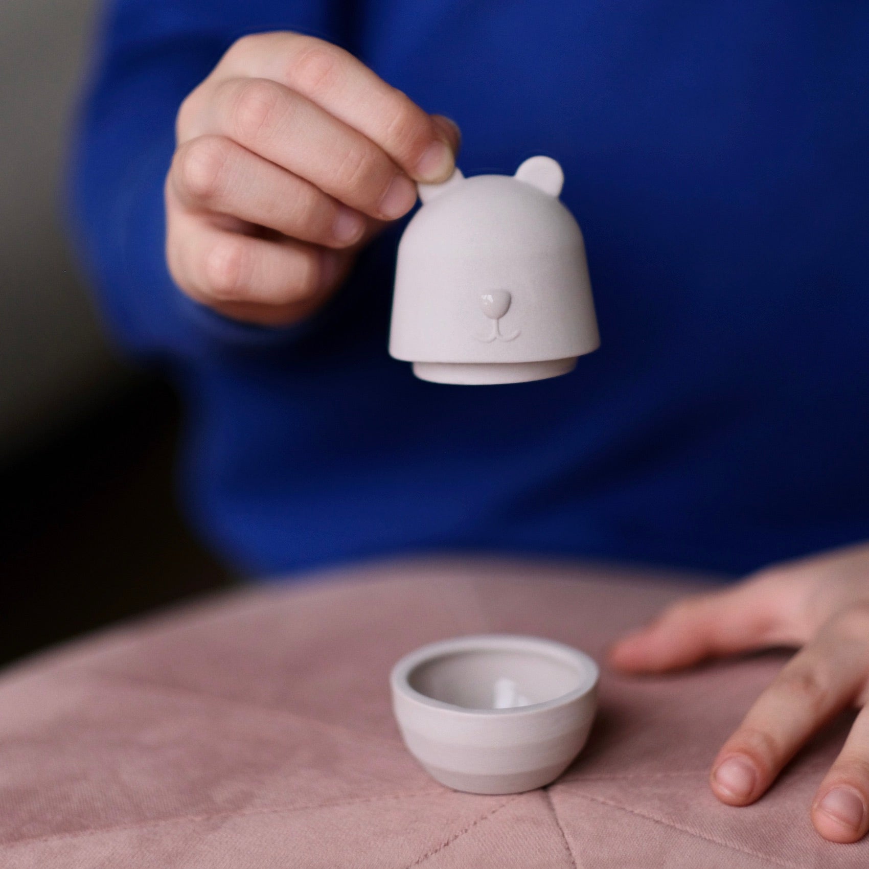 Tooth Box Shape Ceramic - sand
