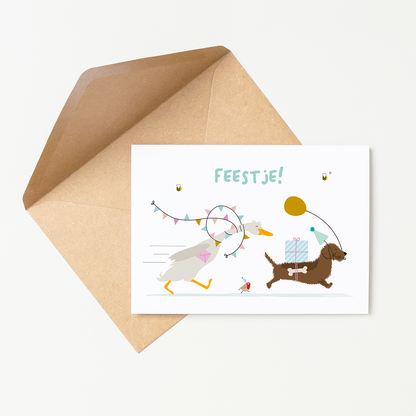 uitnodiging-kinderfeestje-dieren-teckel