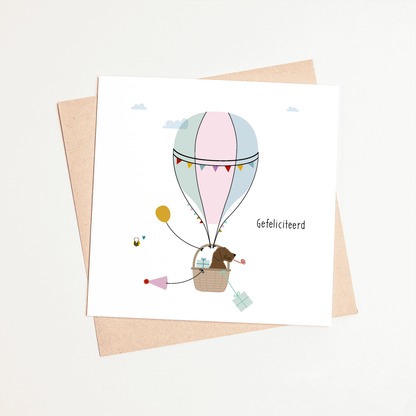 wenskaart-verjaardagskaart-teckel-gefeliciteerd-luchtballon
